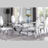 3141 t 8130 elara dining set white